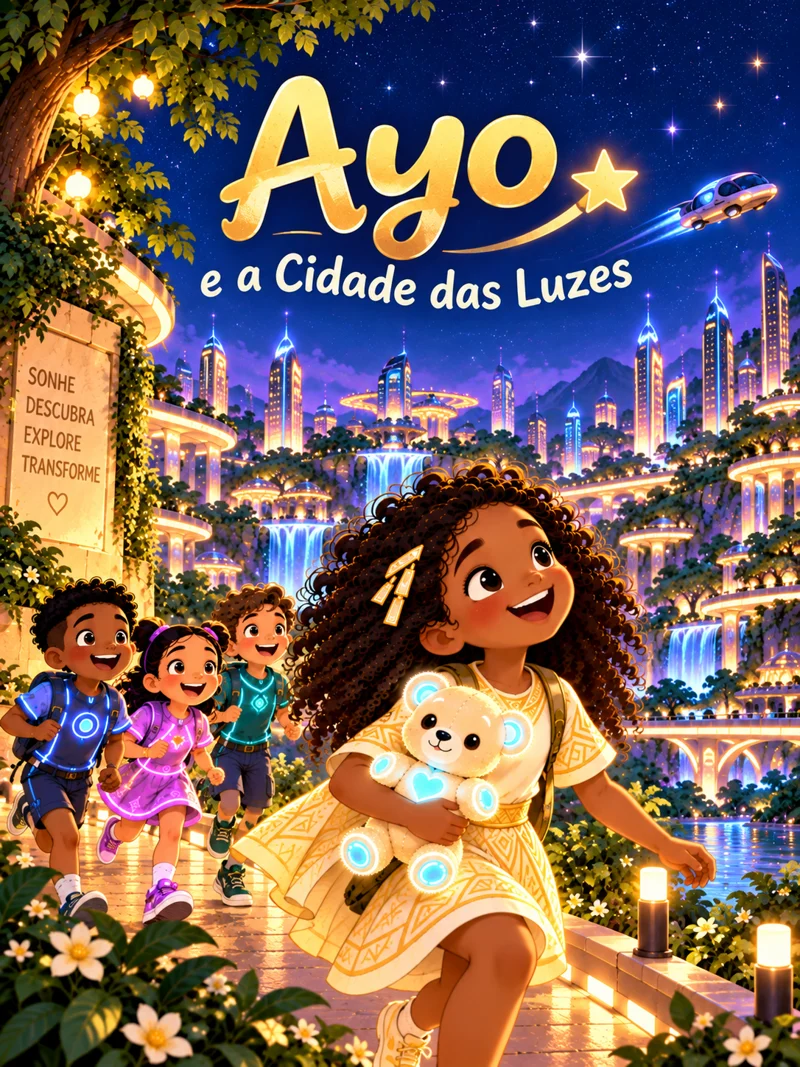 Capa de Ayo e a Cidade das Luzes